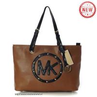 michael kors groot logo medium bruin bakken Outlet Hoenzadriel 7ahli586